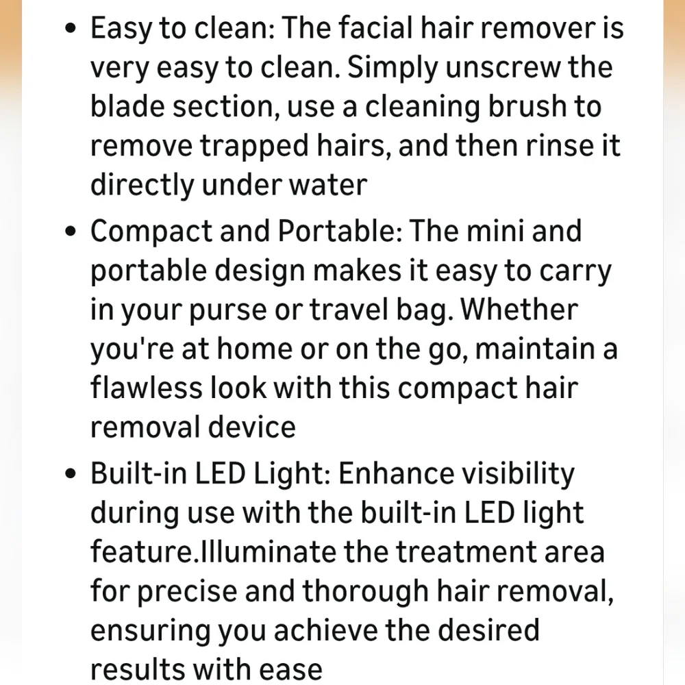 Facial Hair Remover - White - Picture 9 of 12